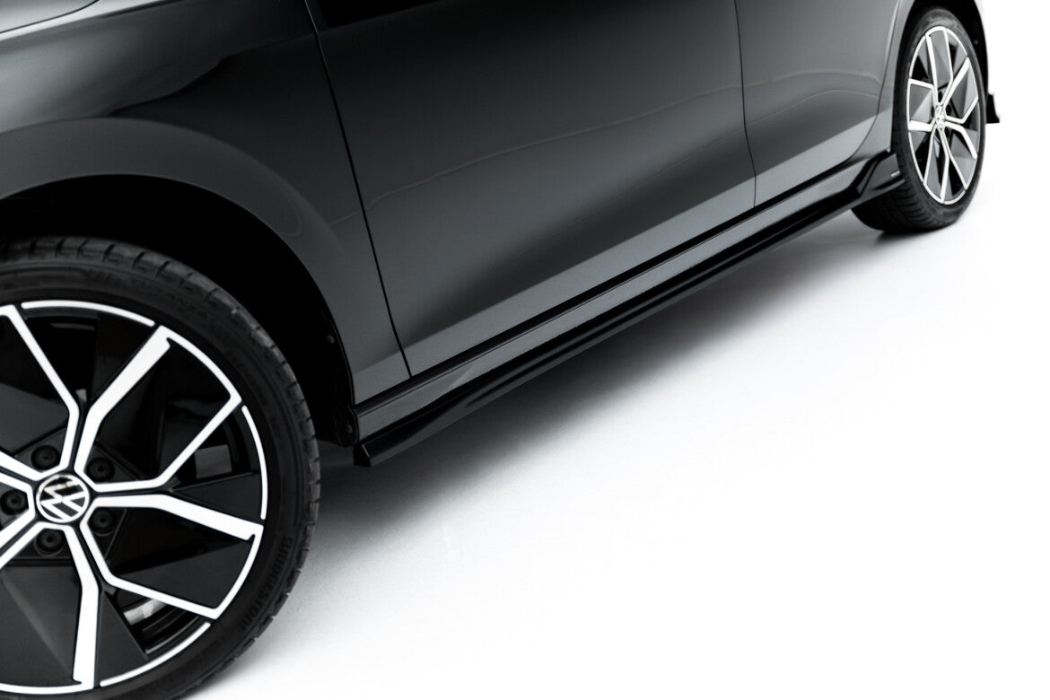 Seitenschweller Ansatz (Paar) passend für VW Golf Mk8 FL schwarz Hochglanz