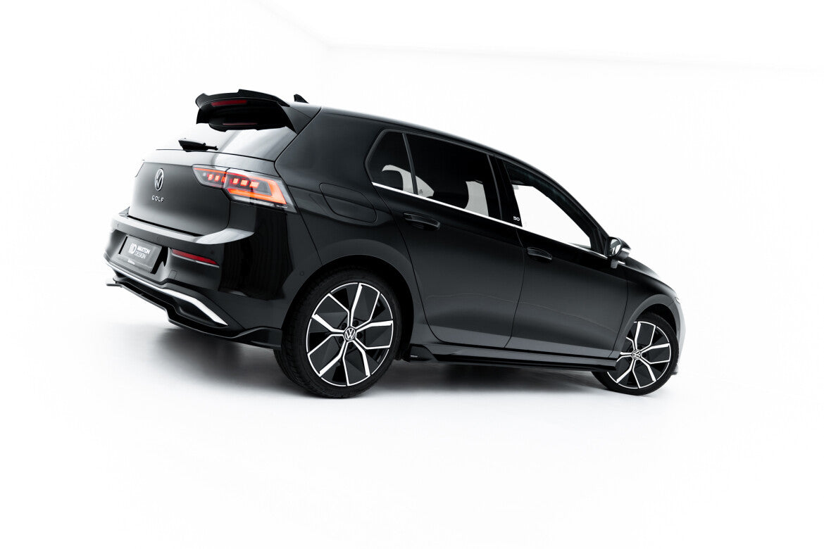 Seitenschweller Ansatz (Paar) passend für VW Golf Mk8 FL schwarz Hochglanz