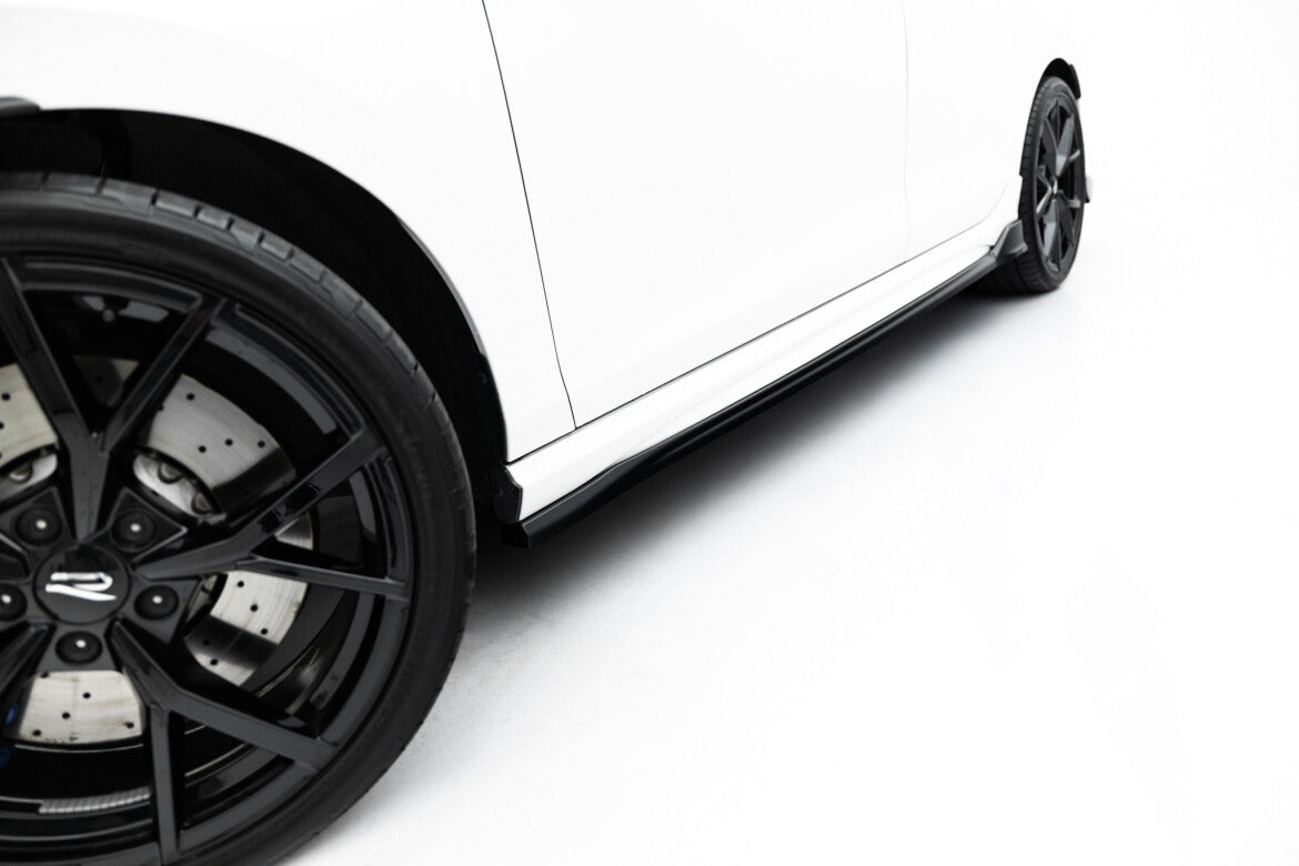 Seitenschweller Ansatz (Paar) passend für VW Golf R Variant Mk8 / Mk8 FL schwarz Hochglanz