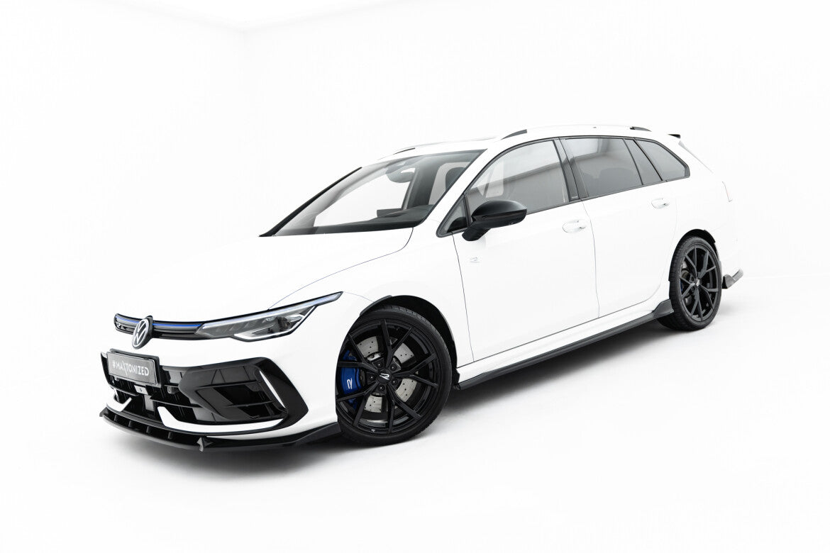 Seitenschweller Ansatz (Paar) passend für VW Golf R Variant Mk8 / Mk8 FL schwarz Hochglanz