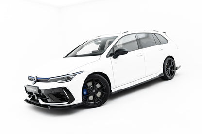 Seitenschweller Ansatz (Paar) passend für VW Golf R Variant Mk8 / Mk8 FL schwarz Hochglanz
