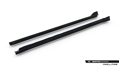 Seitenschweller Ansatz (Paar) passend für VW Golf Variant Mk8 Facelift schwarz Hochglanz