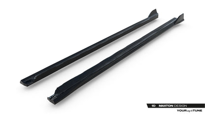 Seitenschweller Ansatz (Paar) passend für VW Golf Variant Mk8 Facelift schwarz Hochglanz