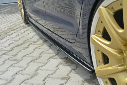 Seitenschweller Ansatz (Paar) passend für VW Jetta MK6 Limo vor FL schwarz Hochglanz