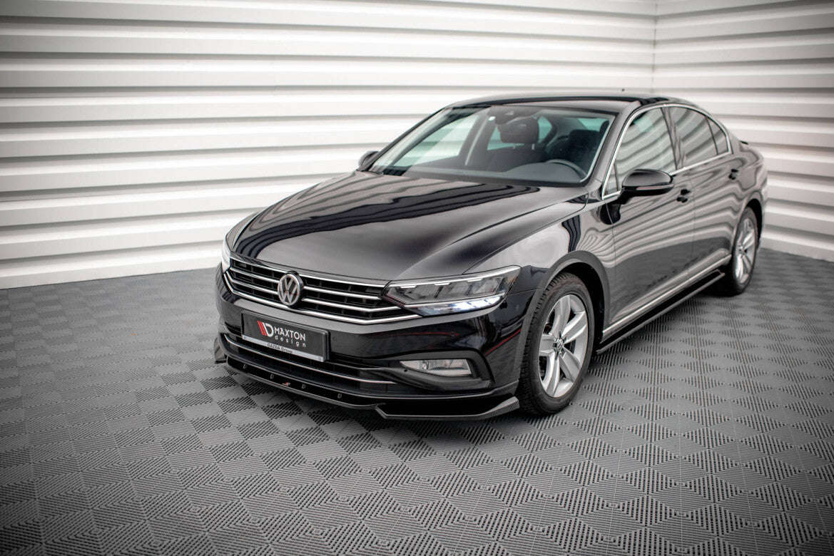 Seitenschweller Ansatz (Paar) passend für VW Passat B8 FL schwarz Hochglanz