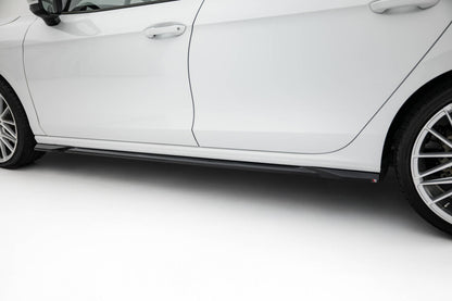 Seitenschweller Ansatz (Paar) passend für VW Passat B9 schwarz Hochglanz