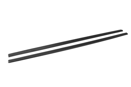 Seitenschweller Ansatz (Paar) passend für VW Passat R-Line B7 schwarz Hochglanz