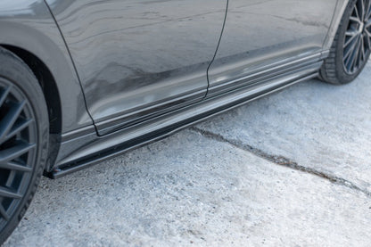 Seitenschweller Ansatz (Paar) passend für VW Passat R-Line B8 Carbon Look