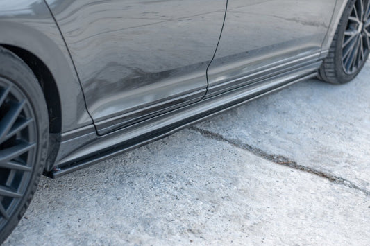 Seitenschweller Ansatz (Paar) passend für VW Passat R-Line B8 Carbon Look