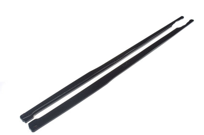 Seitenschweller Ansatz (Paar) passend für VW Passat R-Line B8 schwarz Hochglanz