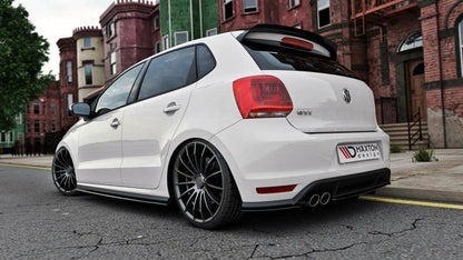 Seitenschweller Ansatz (Paar) passend für VW Polo GTI Mk5 FL schwarz Hochglanz