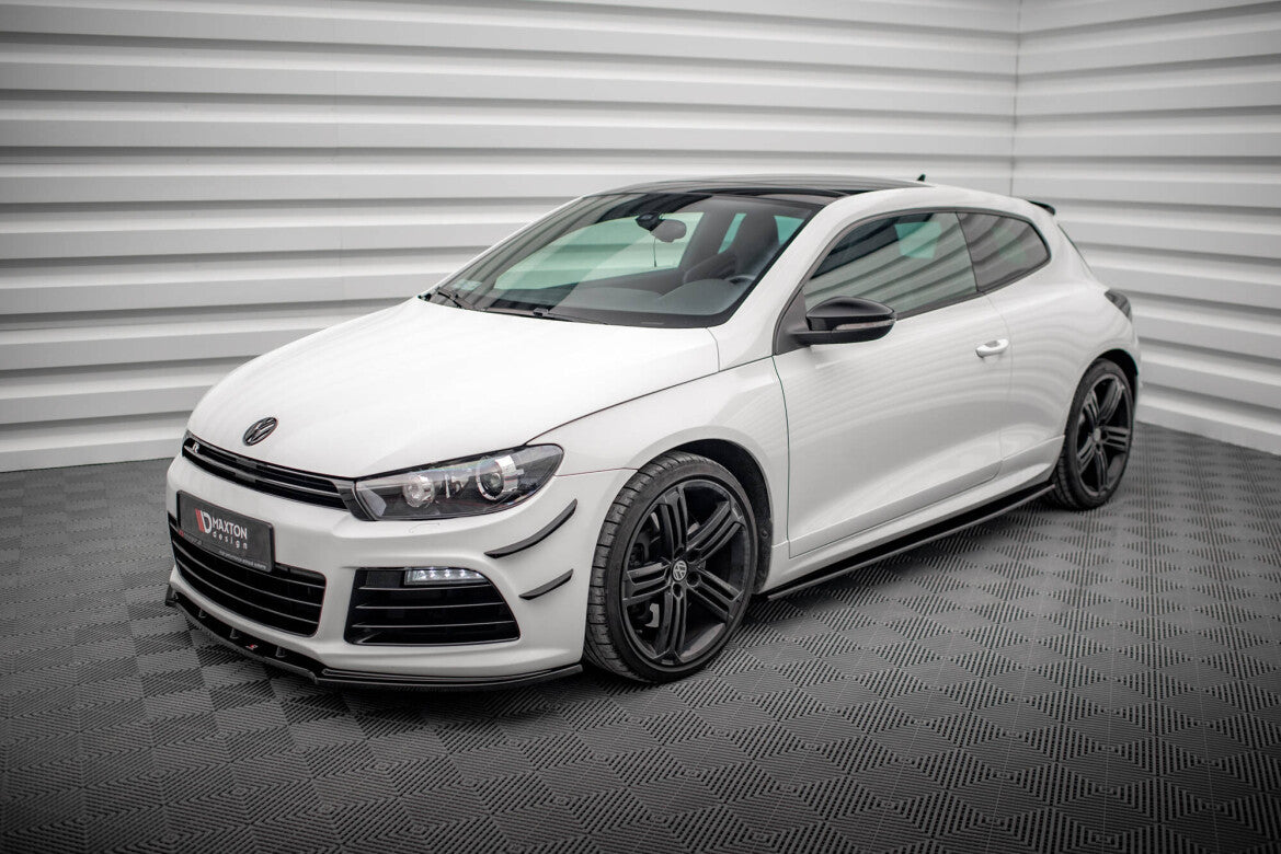 Seitenschweller Ansatz (Paar) passend für VW Scirocco R Mk3 schwarz Hochglanz