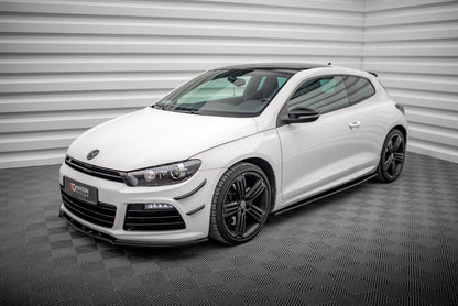 Seitenschweller Ansatz (Paar) passend für VW Scirocco R Mk3 schwarz Hochglanz