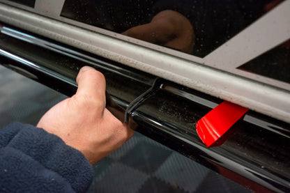 Seitenschweller Ansatz (Paar) passend für VW T6 schwarz Hochglanz