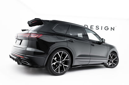 Seitenschweller Ansatz (Paar) passend für VW Touareg R-Line Mk3 FL schwarz Hochglanz