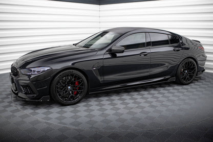 Seitenschweller Ansatz (Paar) V.1 + Flaps passend für BMW M8 Gran Coupe F93 / 8 Gran Coupe M-Paket G16