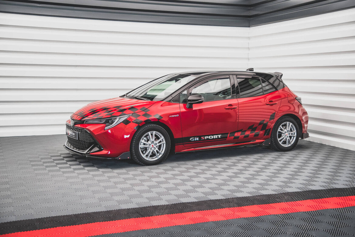 Seitenschweller Ansatz (Paar) V.1 + Flaps passend für Toyota Corolla GR Sport Hatchback XII