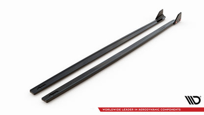 Seitenschweller Ansatz (Paar) V.1 + Flaps passend für Toyota Yaris Mk4