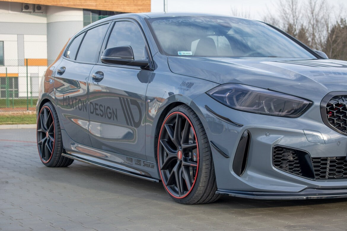 Seitenschweller Ansatz (Paar) V.1 passend für BMW 1er F40 M-Paket/ M135i Carbon Look
