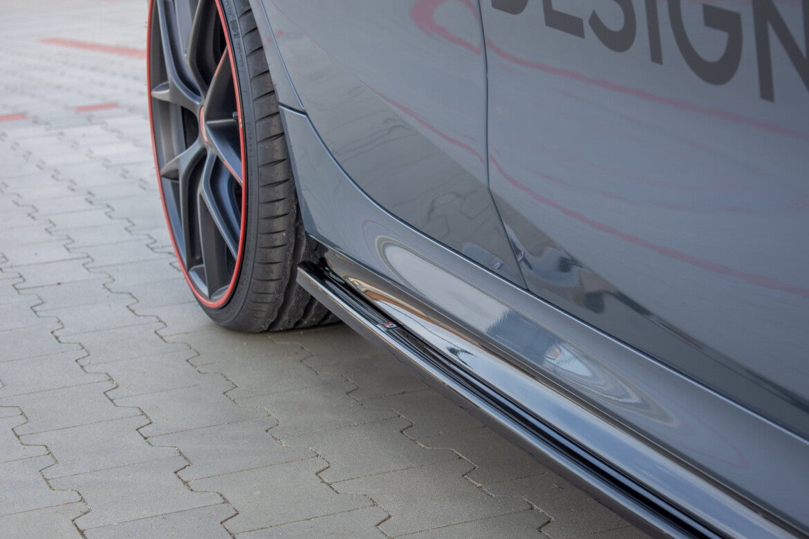 Seitenschweller Ansatz (Paar) V.1 passend für BMW 1er F40 M-Paket/ M135i Carbon Look