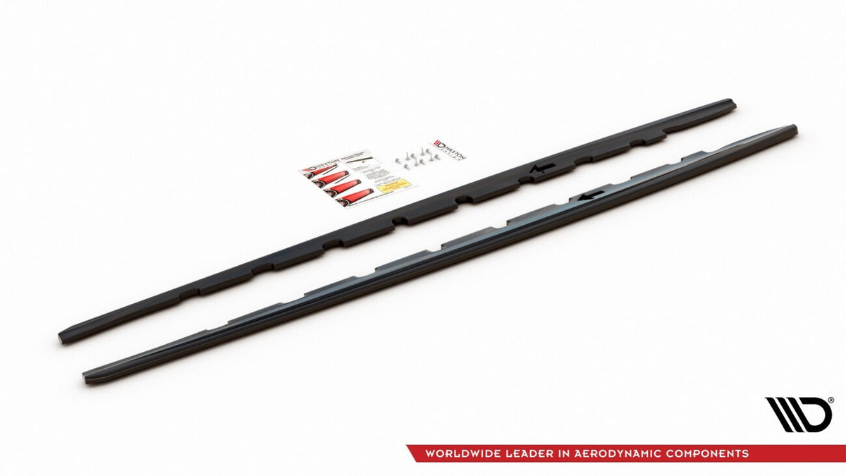 Seitenschweller Ansatz (Paar) V.1 passend für BMW 1er F40 M-Paket/ M135i Carbon Look