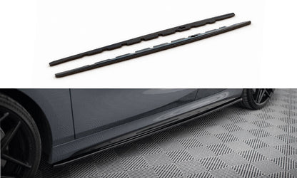 Seitenschweller Ansatz (Paar) V.1 passend für BMW 1er M-Paket / M135i / 128ti schwarz Hochglanz