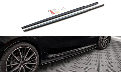 Seitenschweller Ansatz (Paar) V.1 passend für BMW 2 Gran Coupe M-Paket / M235i F44 schwarz Hochglanz