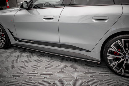 Seitenschweller Ansatz (Paar) V.1 passend für BMW 4er Gran Coupe M-Paket / M440i G26 schwarz Hochglanz