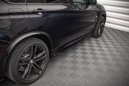 Seitenschweller Ansatz (Paar) V.1 passend für BMW X5 M F85 schwarz Hochglanz