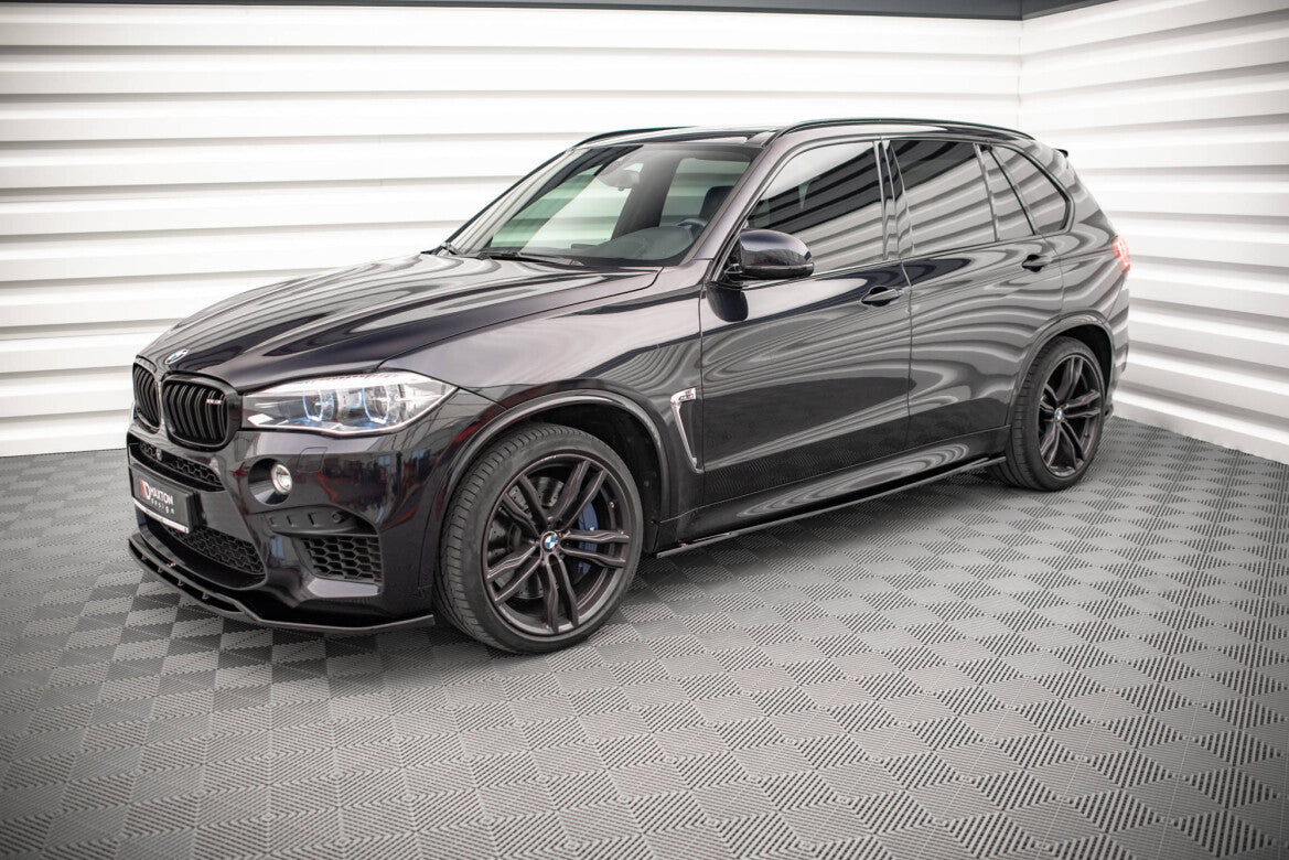 Seitenschweller Ansatz (Paar) V.1 passend für BMW X5 M F85 schwarz Hochglanz
