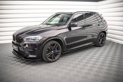 Seitenschweller Ansatz (Paar) V.1 passend für BMW X5 M F85 schwarz Hochglanz