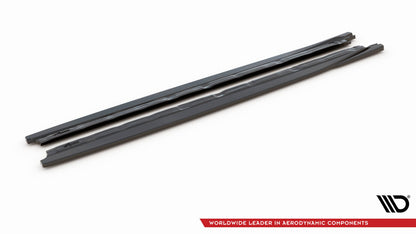 Seitenschweller Ansatz (Paar) V.1 passend für CUPRA Formentor Mk1 FL schwarz Hochglanz