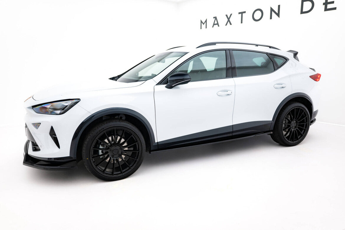 Seitenschweller Ansatz (Paar) V.1 passend für CUPRA Formentor Mk1 FL schwarz Hochglanz