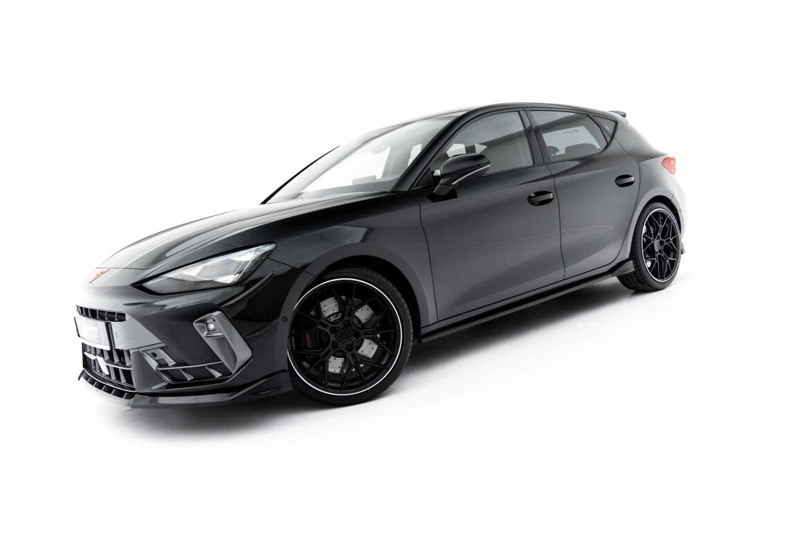 Seitenschweller Ansatz (Paar) V.1 passend für Cupra Leon ST / Hatchback Mk1 Facelift schwarz Hochglanz