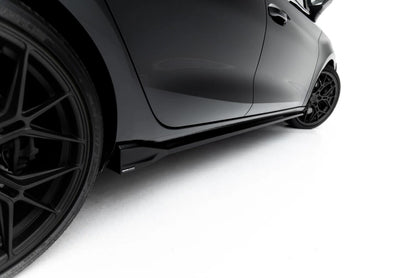 Seitenschweller Ansatz (Paar) V.1 passend für Cupra Leon ST / Hatchback Mk1 Facelift schwarz Hochglanz