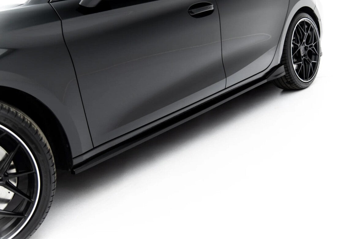 Seitenschweller Ansatz (Paar) V.1 passend für Cupra Leon ST / Hatchback Mk1 Facelift schwarz Hochglanz