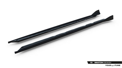 Seitenschweller Ansatz (Paar) V.1 passend für Cupra Leon ST / Hatchback Mk1 Facelift schwarz Hochglanz
