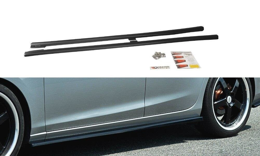 Seitenschweller Ansatz (Paar) V.1 passend für Mazda 6 Kombi GJ (Mk3) schwarz Hochglanz