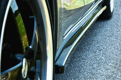 Seitenschweller Ansatz (Paar) V.1 passend für Mazda 6 Kombi GJ (Mk3) schwarz Hochglanz