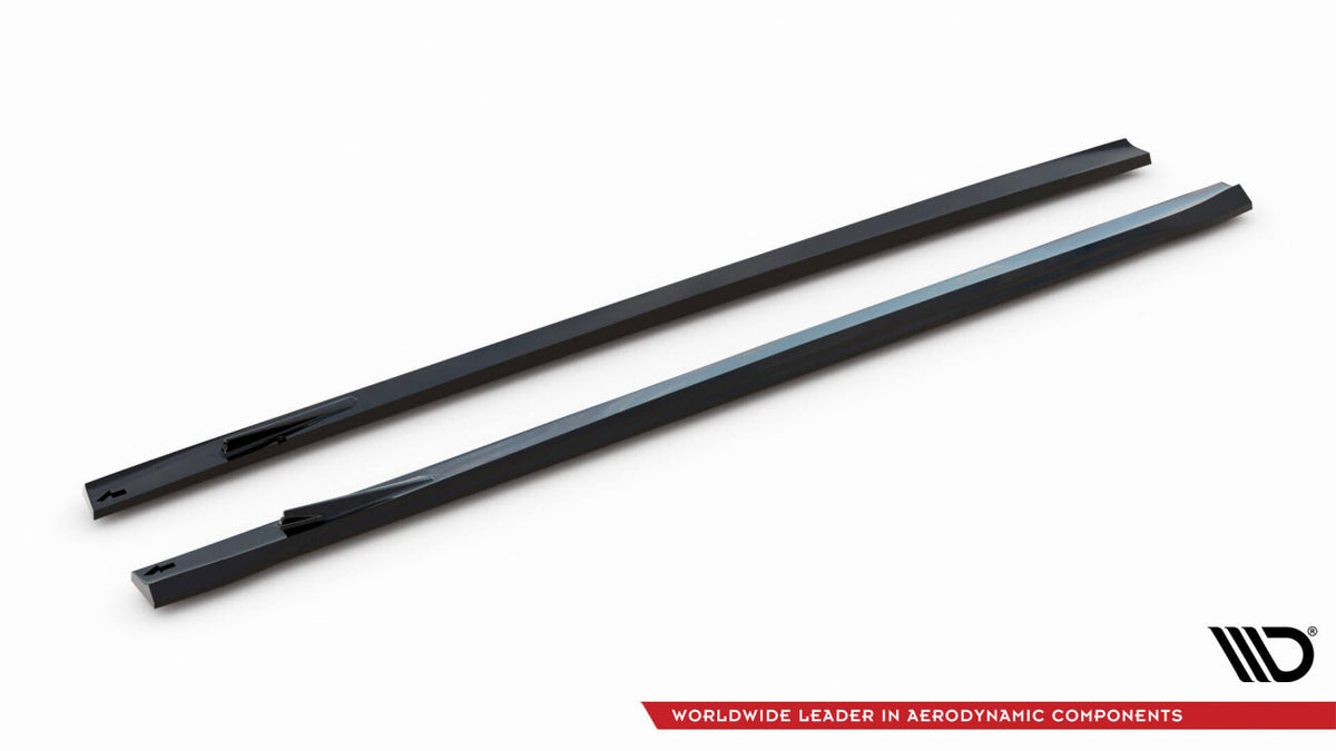 Seitenschweller Ansatz (Paar) V.1 passend für Mercedes-AMG GT 63 / 55 / 63 S E Performance C192 schwarz Hochglanz