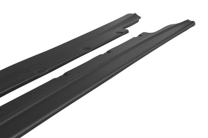 Seitenschweller Ansatz (Paar) V.1 passend für Mercedes CLS C218 schwarz Hochglanz