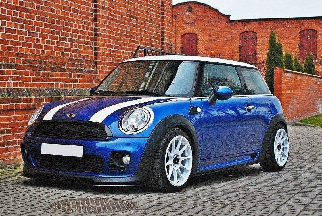 Seitenschweller Ansatz (Paar) V.1 passend für Mini Cooper R56 JCW schwarz Hochglanz
