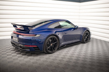 Seitenschweller Ansatz (Paar) V.1 passend für Porsche 911 Carrera Aero / Carrera GTS 992 schwarz Hochglanz