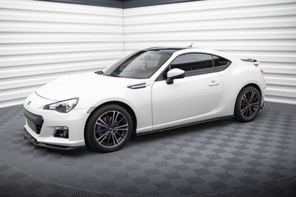 Seitenschweller Ansatz (Paar) V.1 passend für Subaru BRZ Mk1 / Mk1 FL / Toyota GT86 FL schwarz Hochglanz