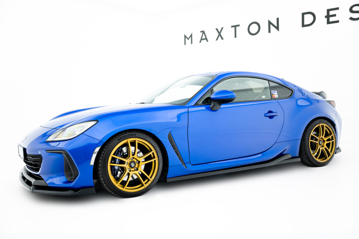 Seitenschweller Ansatz (Paar) V.1 passend für Subaru BRZ Mk2 schwarz Hochglanz