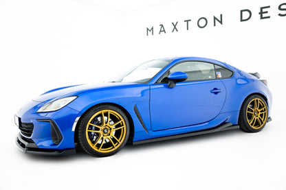 Seitenschweller Ansatz (Paar) V.1 passend für Subaru BRZ Mk2 schwarz Hochglanz