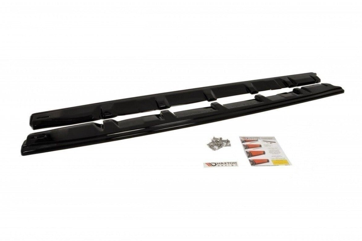 Seitenschweller Ansatz (Paar) V.1 passend für Subaru Impreza WRX STI MK4 schwarz Hochglanz
