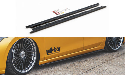 Seitenschweller Ansatz (Paar) V.1 passend für VW Golf Mk8 schwarz Hochglanz