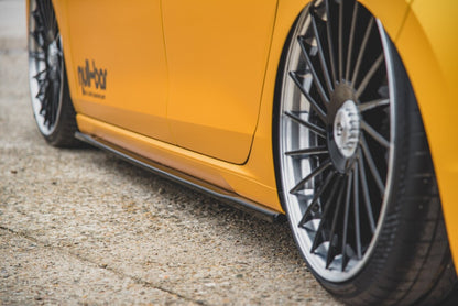 Seitenschweller Ansatz (Paar) V.1 passend für VW Golf Mk8 schwarz Hochglanz
