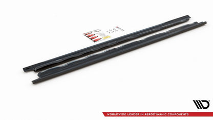 Seitenschweller Ansatz (Paar) V.1 passend für VW Golf Mk8 schwarz Hochglanz